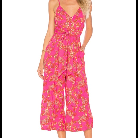 Free People Pants - Free people hot tropics jumpsuit size 2